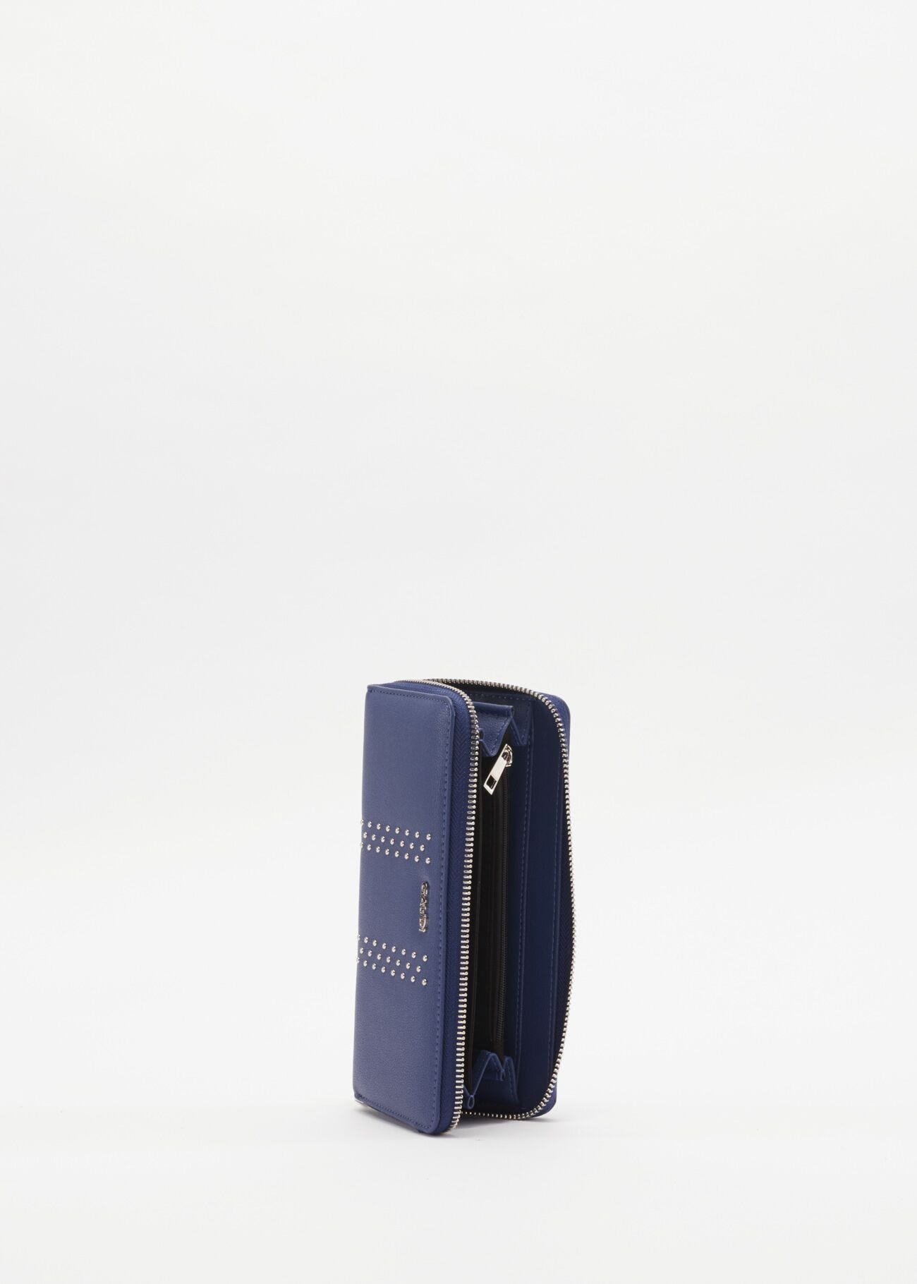 Wallet with micro-stud embellishment