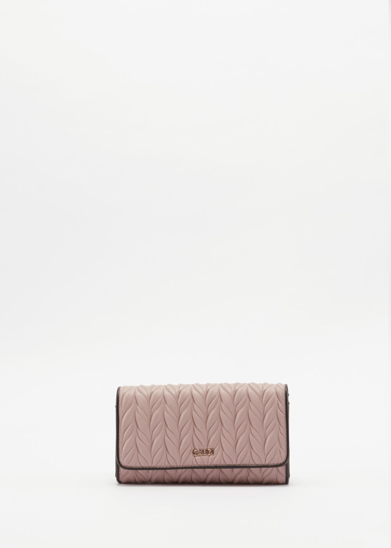 Wallet in quilted faux leather