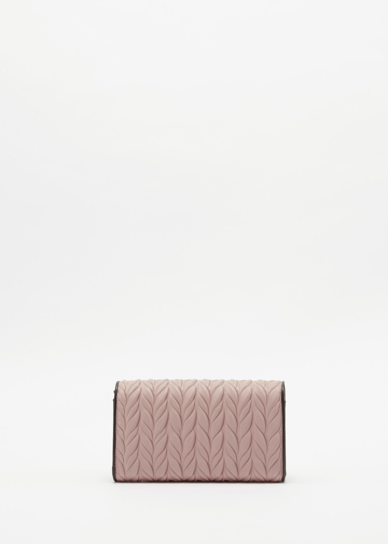 Wallet in quilted faux leather