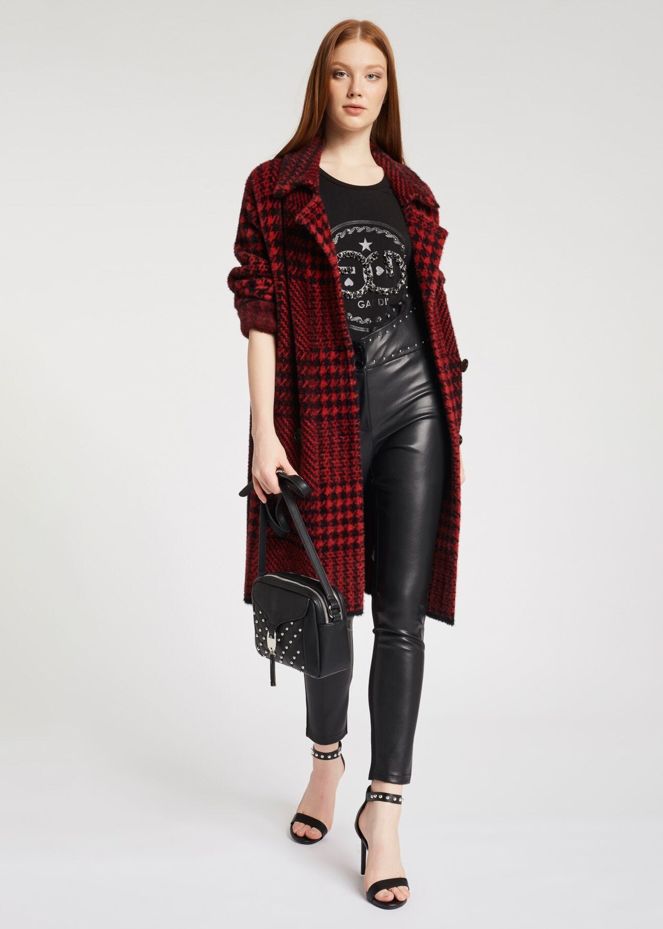 Houndstooth coat