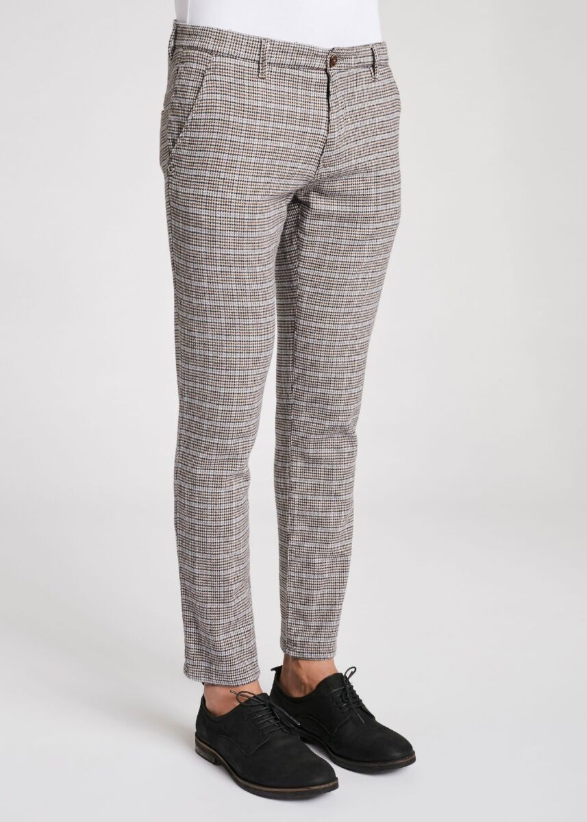 Pantalon chino fantaisie