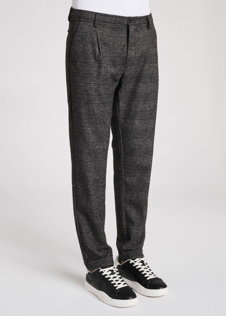 Viscose-blend trousers