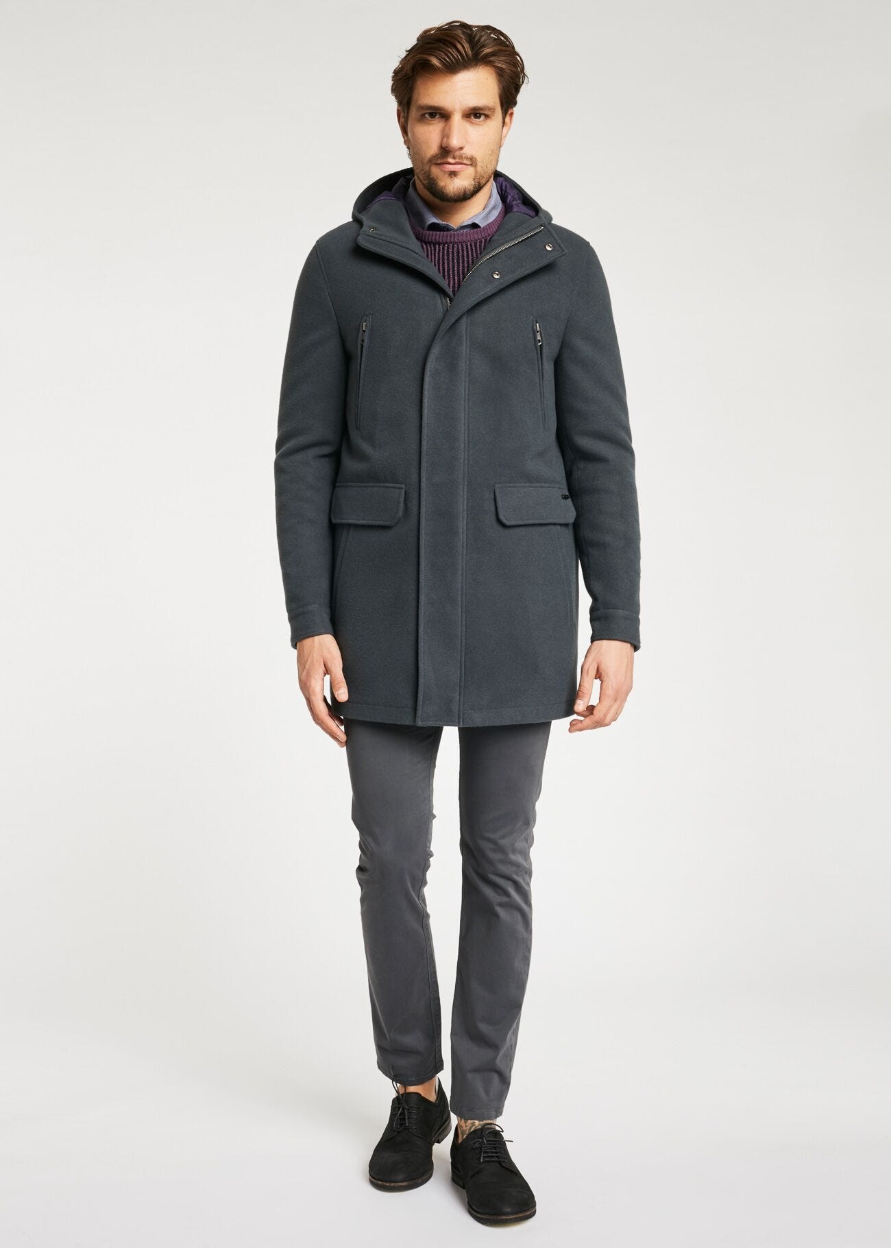 Manteau à capuche