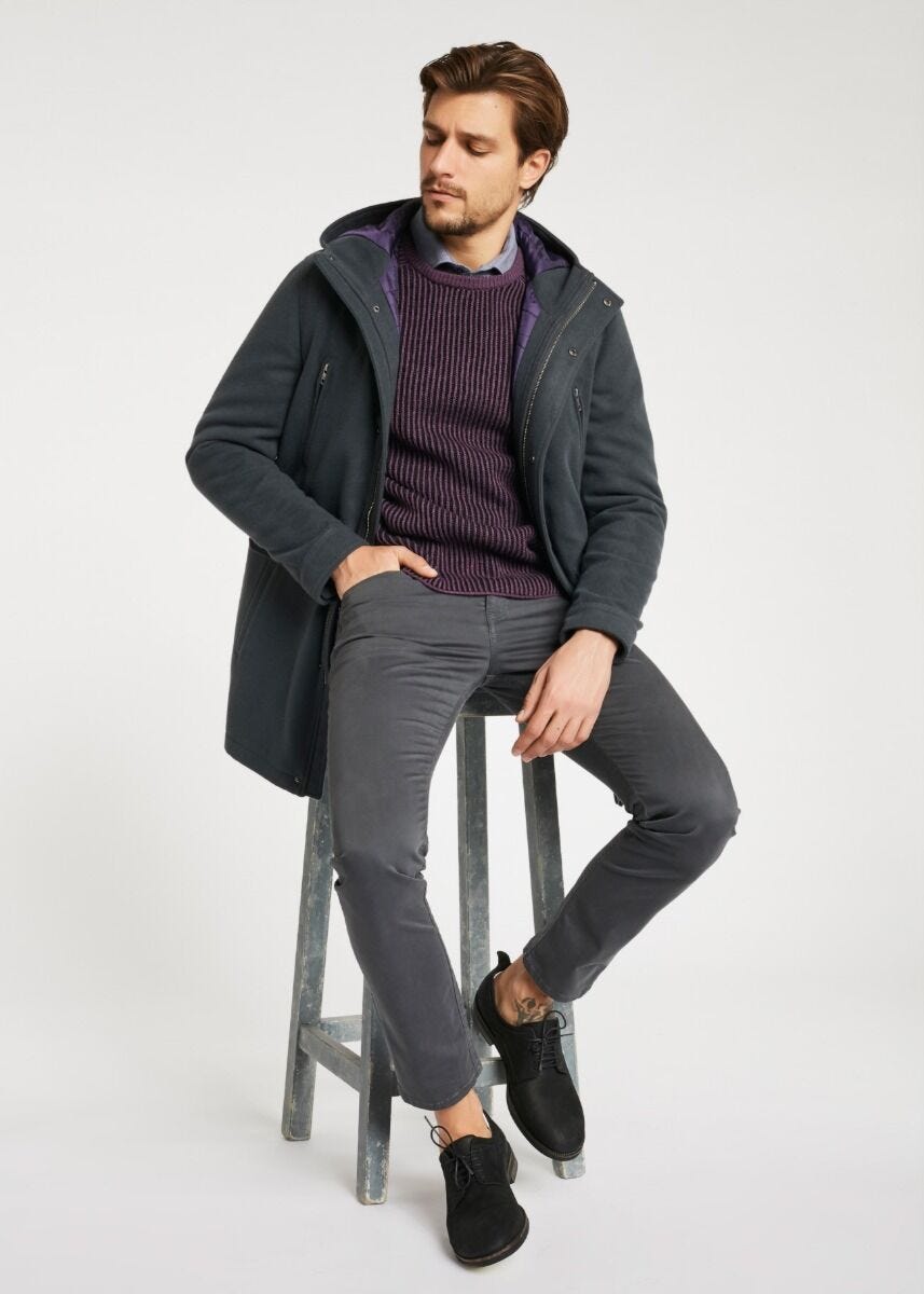 Manteau à capuche