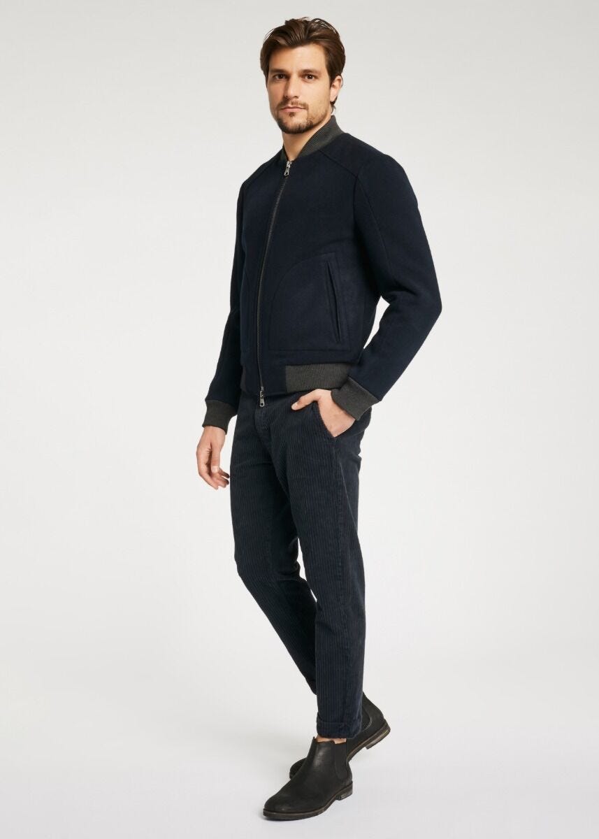 Bomber en mélange de viscose