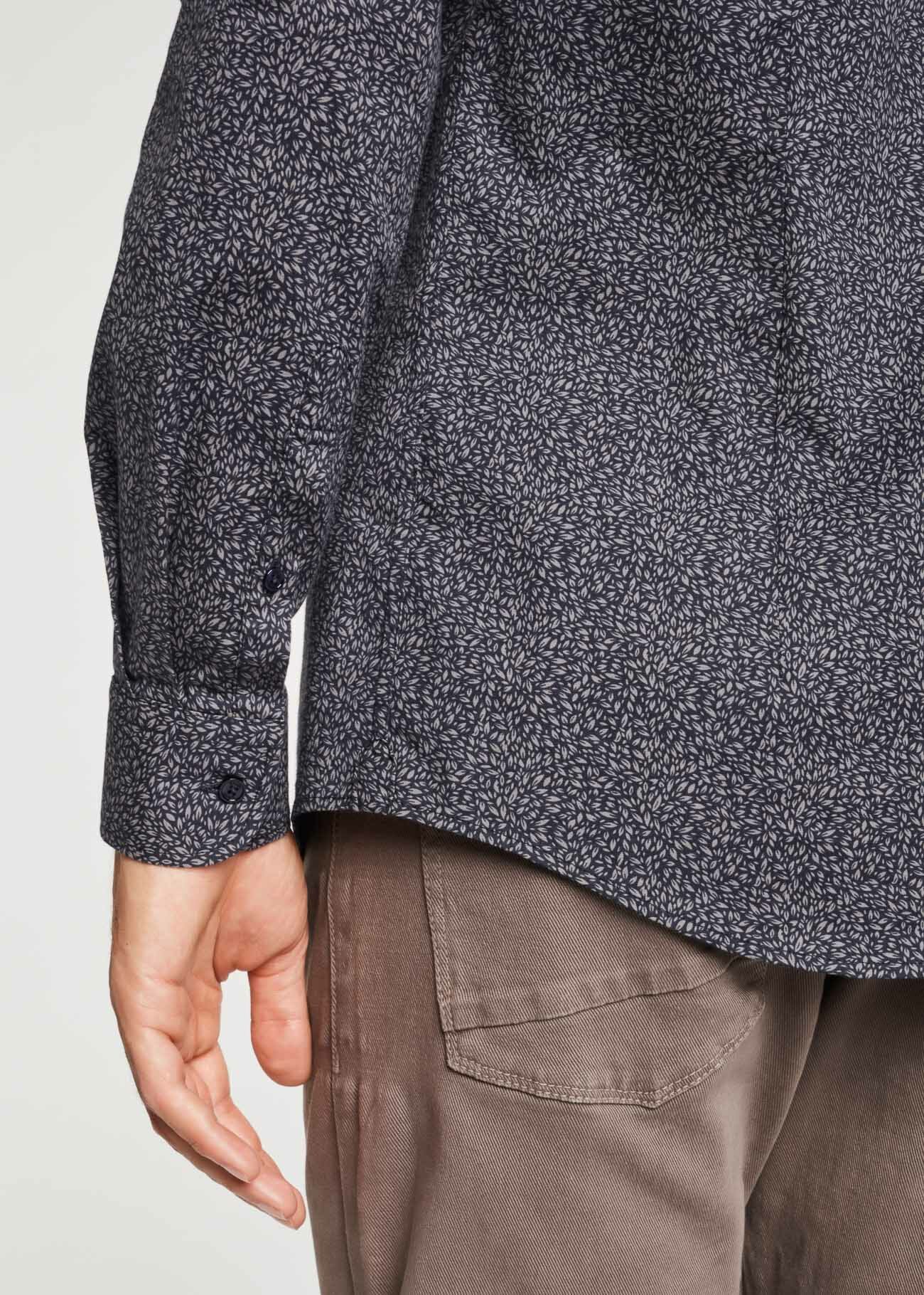 Chemise en popeline imprimée