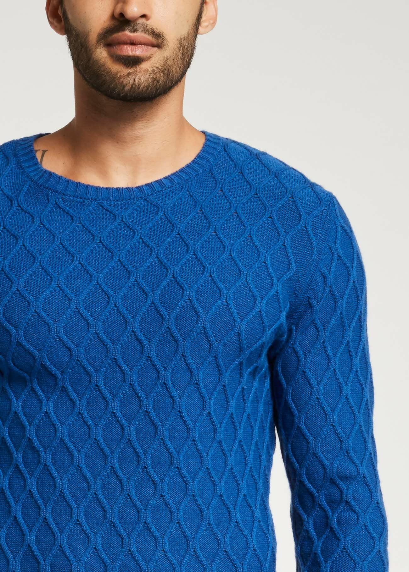 Maglione con trama 3D