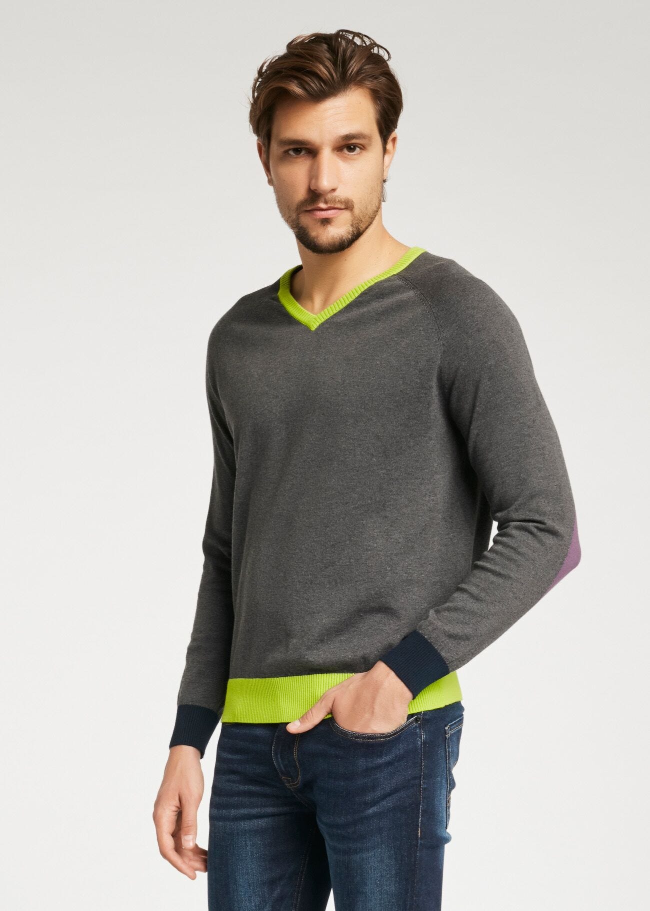 Pull avec renforts