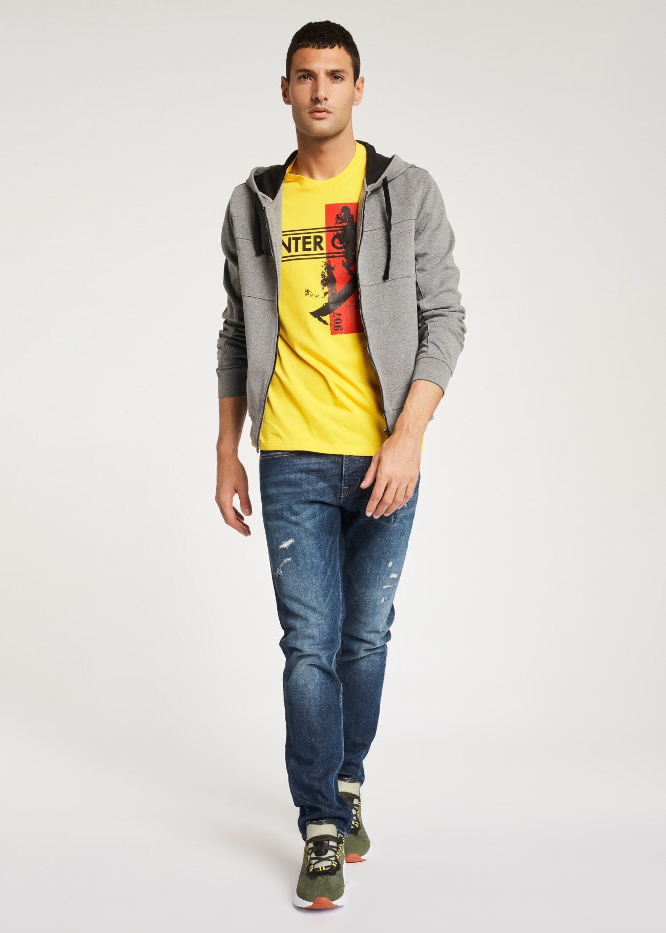 Sweat-shirt avec fermeture éclair