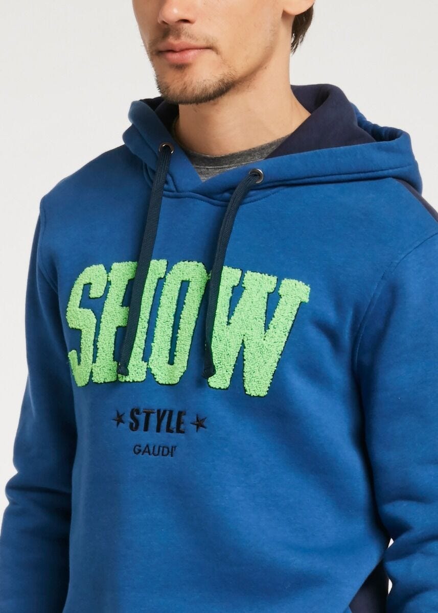 Sweat-shirt avec motif color-block
