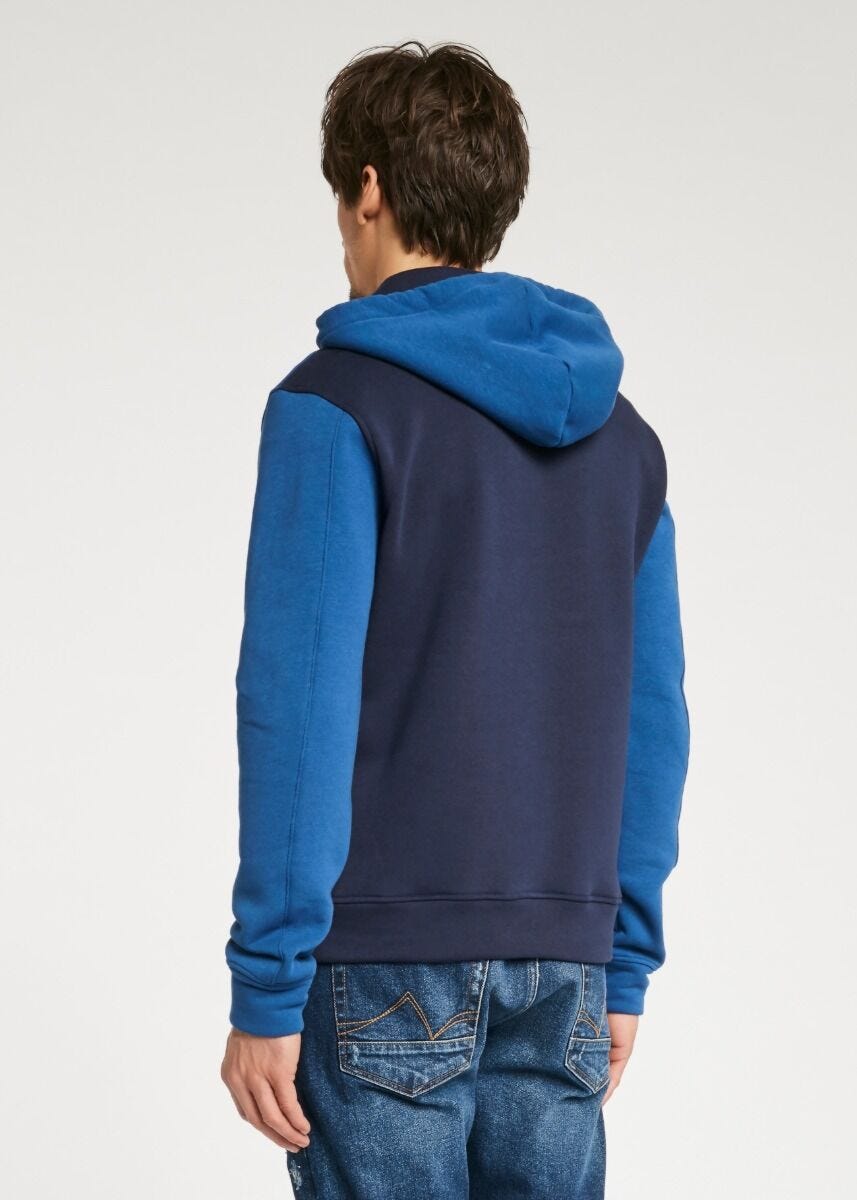 Sweat-shirt avec motif color-block