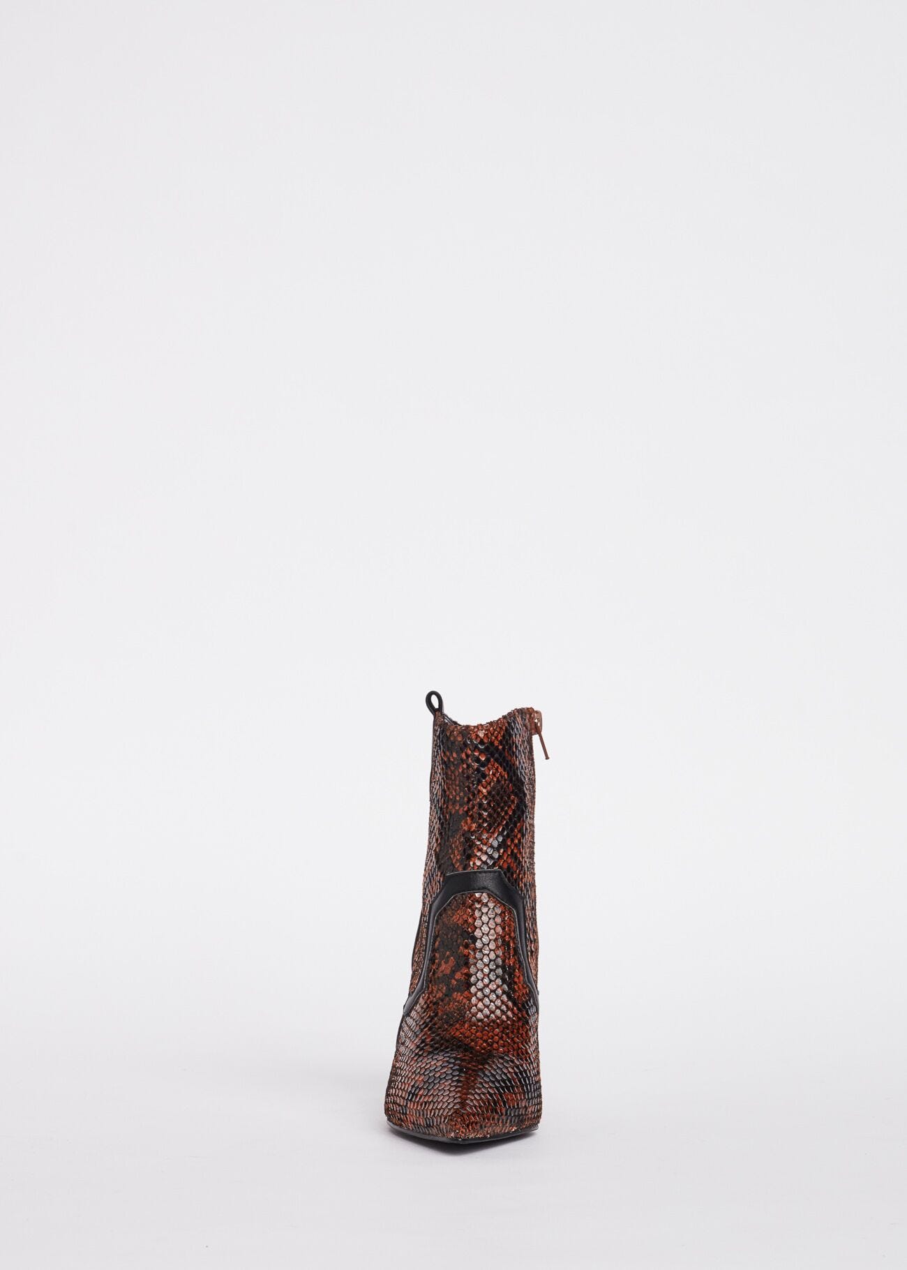 Bottines en cuir écologique