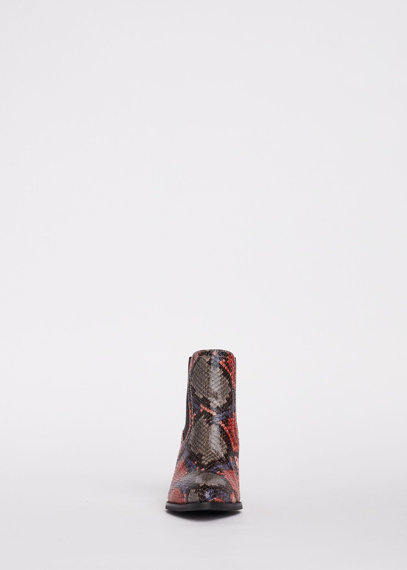 Bottines avec imprimé serpent