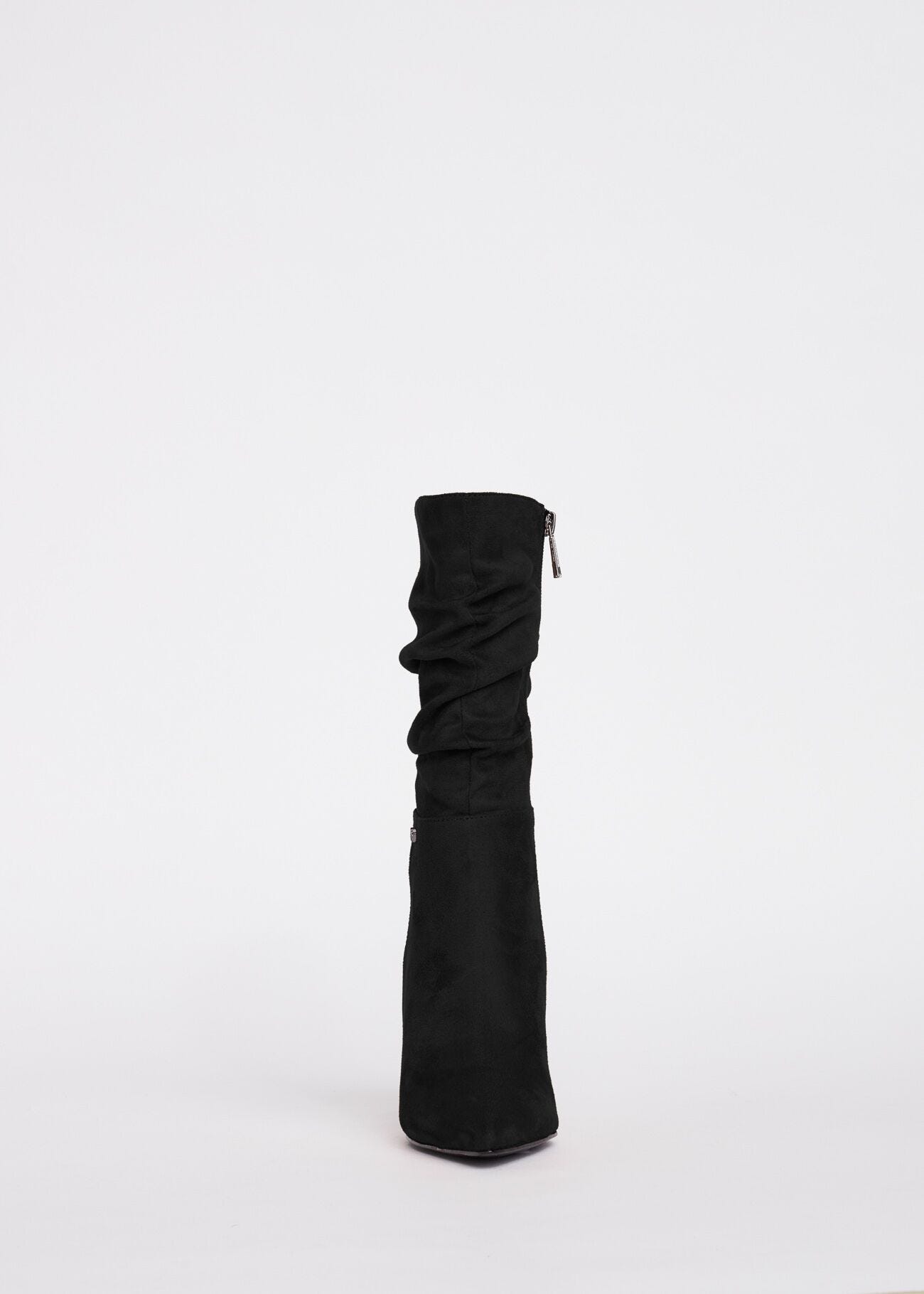 Bottines avec tige froncée