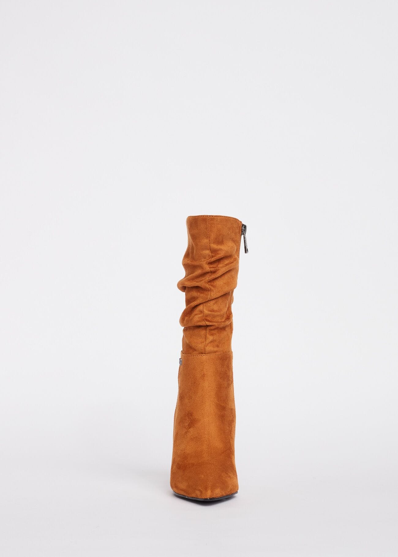 Bottines avec tige froncée