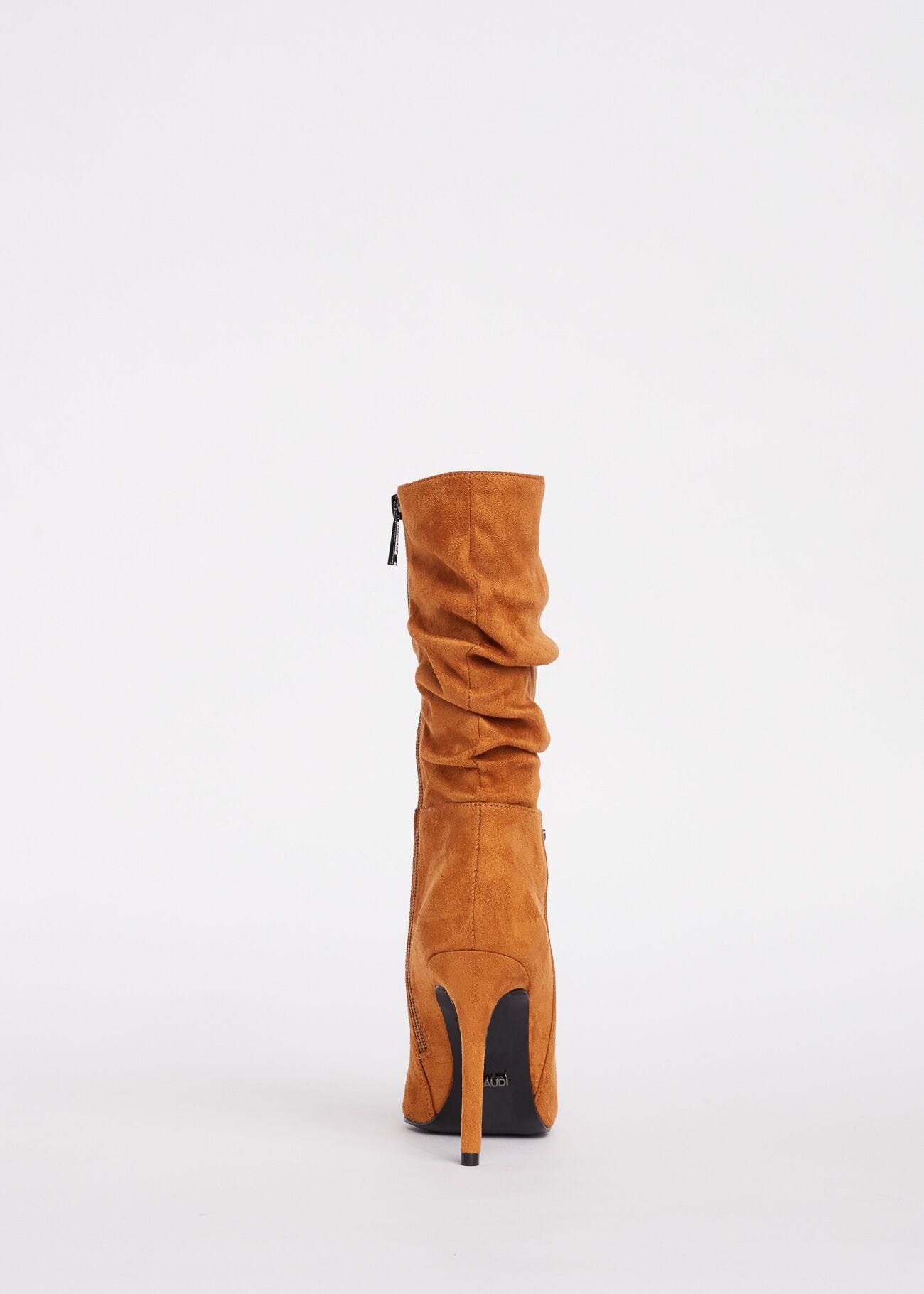 Bottines avec tige froncée