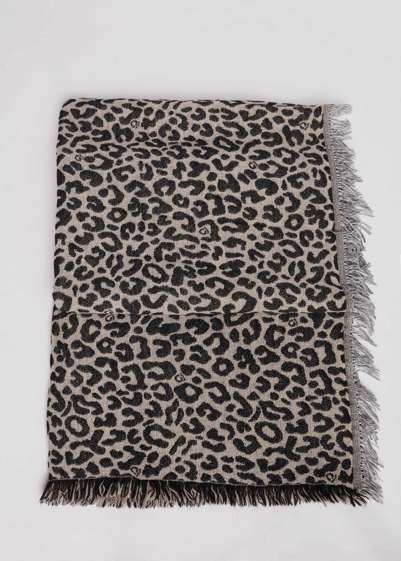 Animal print scarf