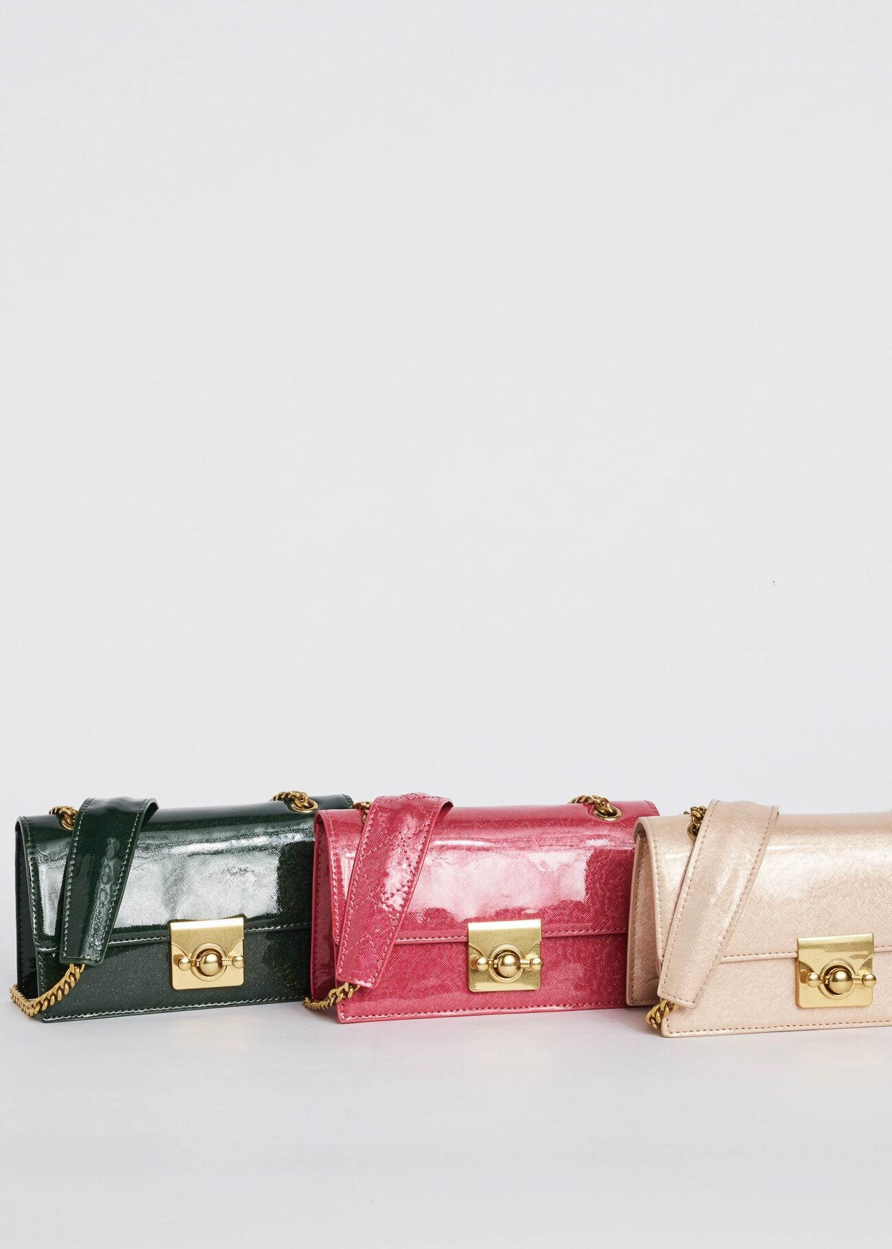 Sac en vernis métallisé