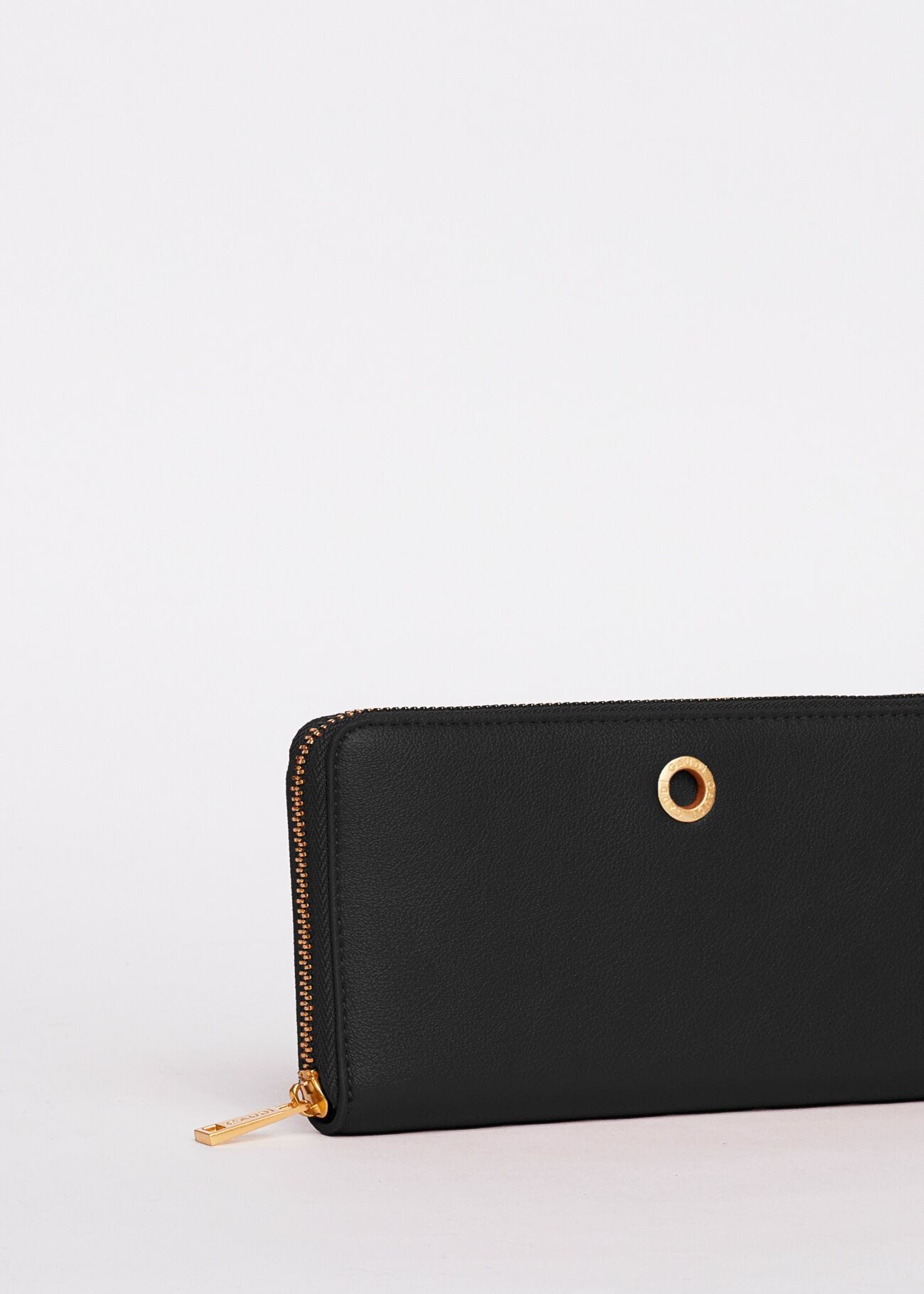 Wallet with metal detail