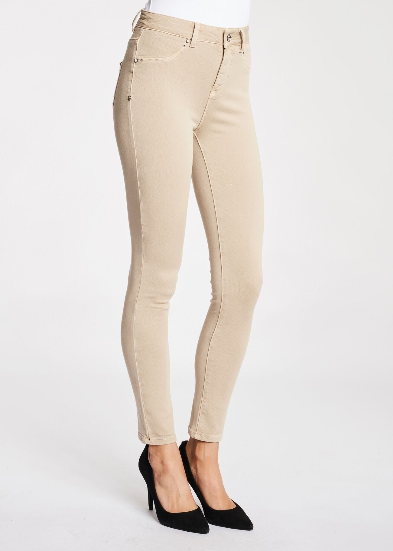 Twill jeggings