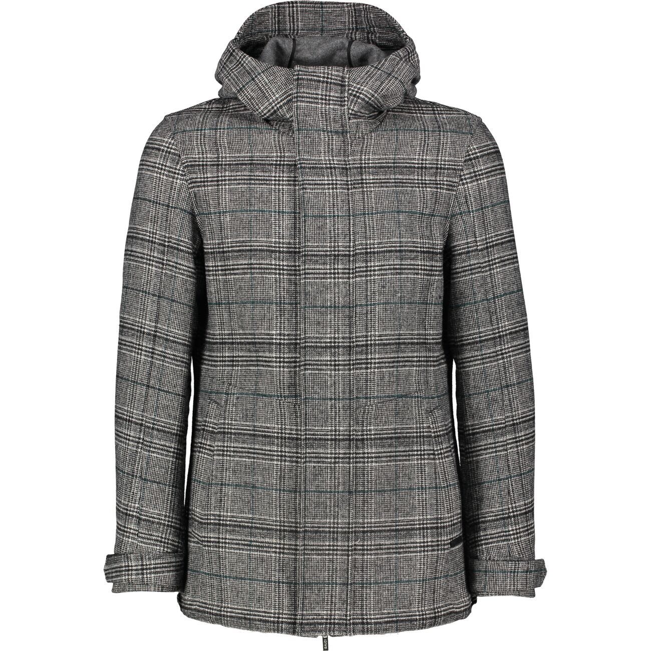 Parka en laine mélangée