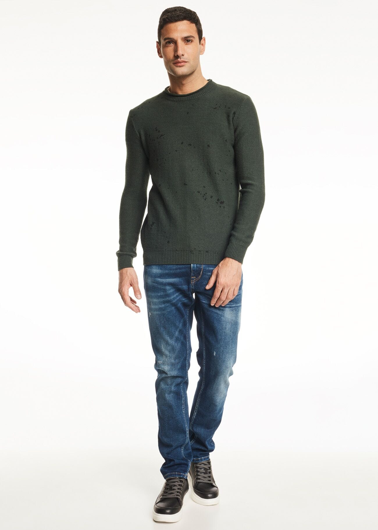 Long Sleeve Knit Multicolor