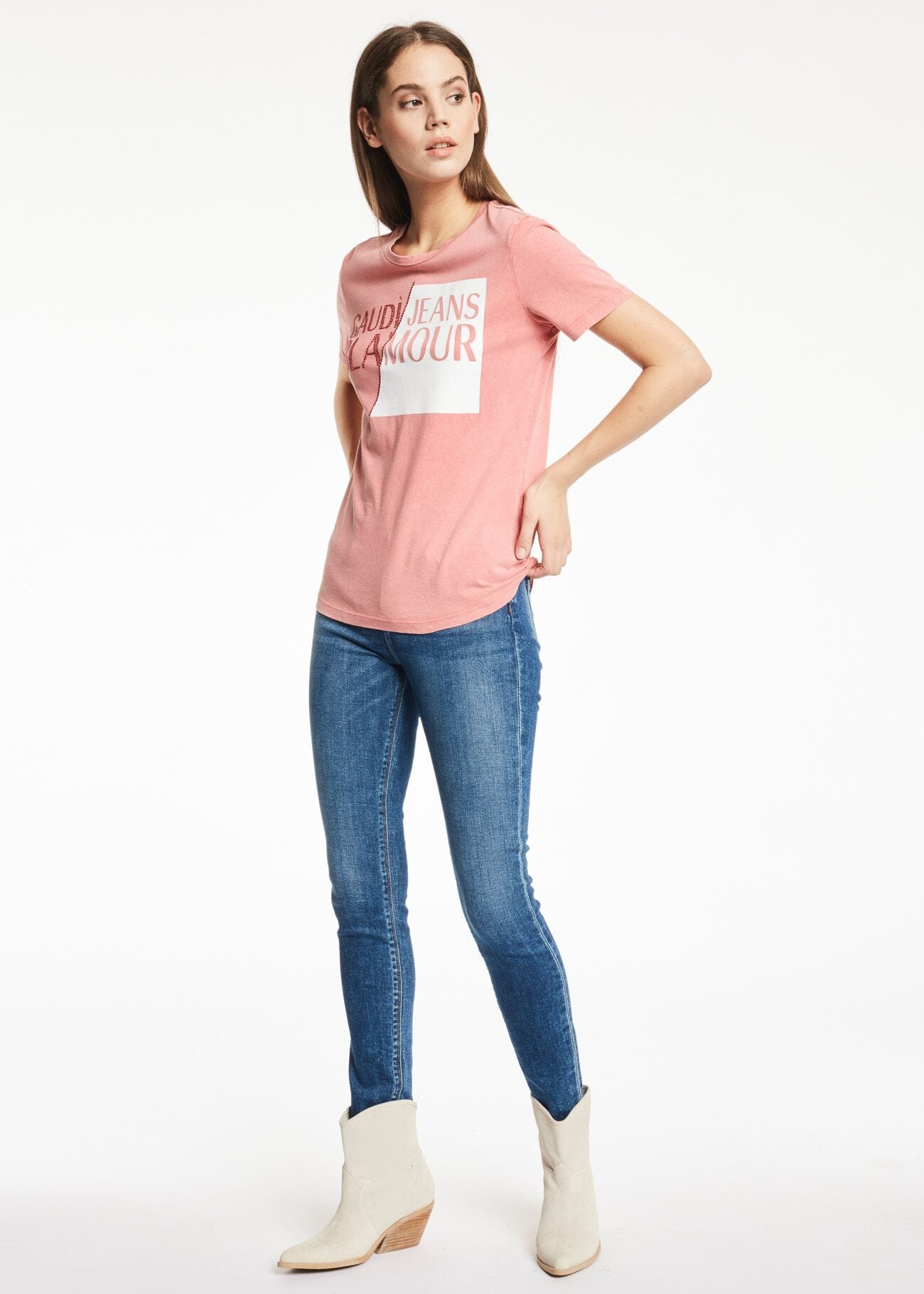 T-shirt effet vintage