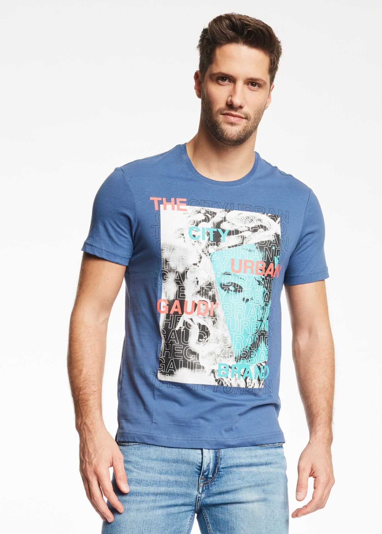 T-shirt avec grand imprimé 