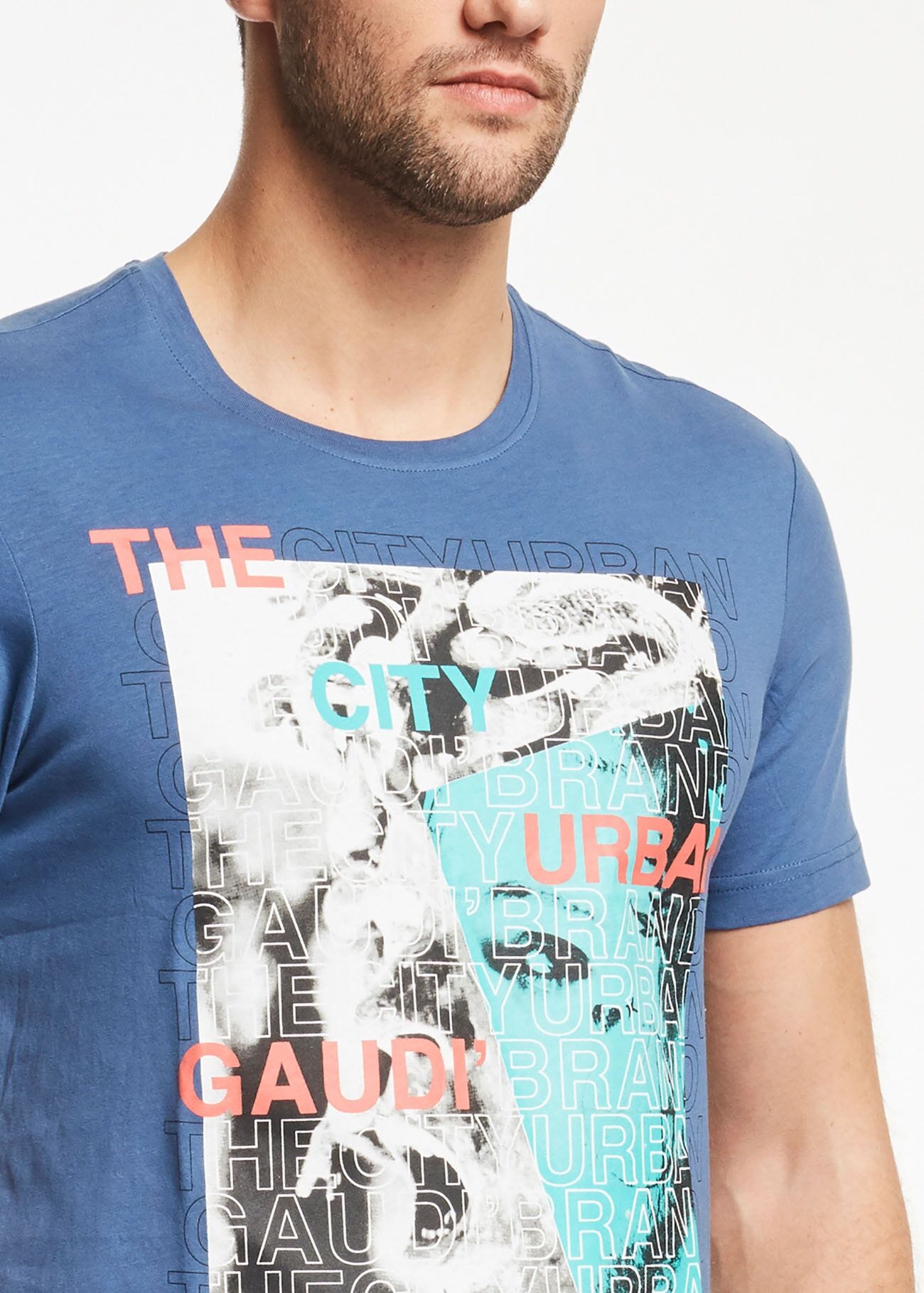 T-shirt avec grand imprimé 