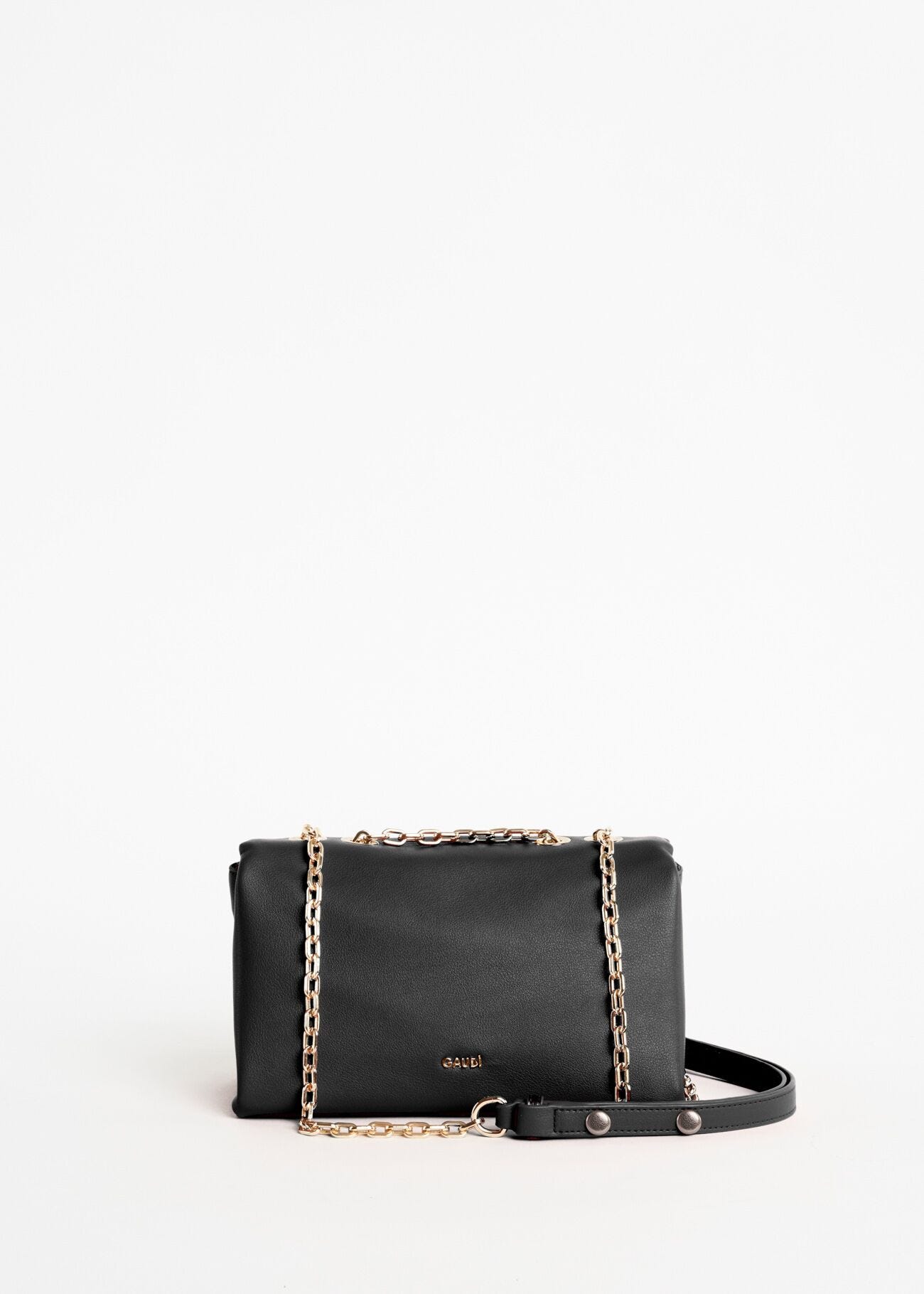 Leather-effect crossbody bag 