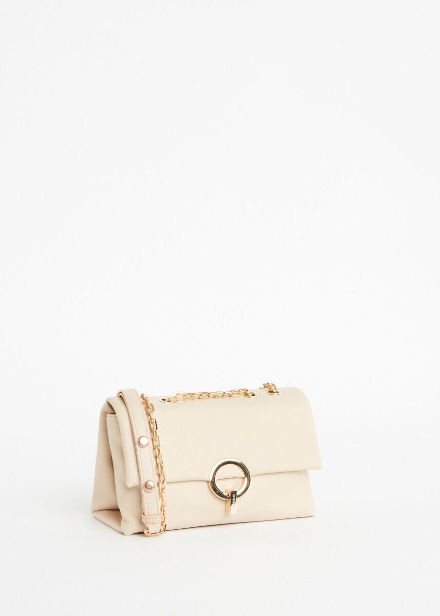 Leather-effect crossbody bag 