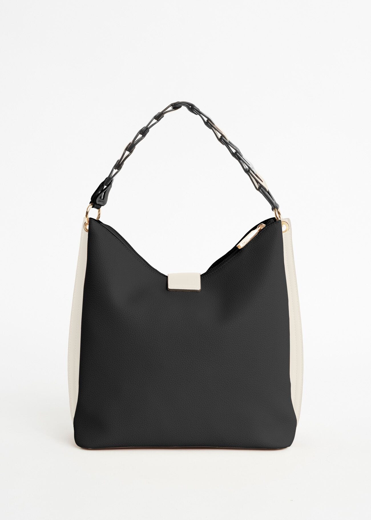 Sac porté épaule en cuir synthétique 