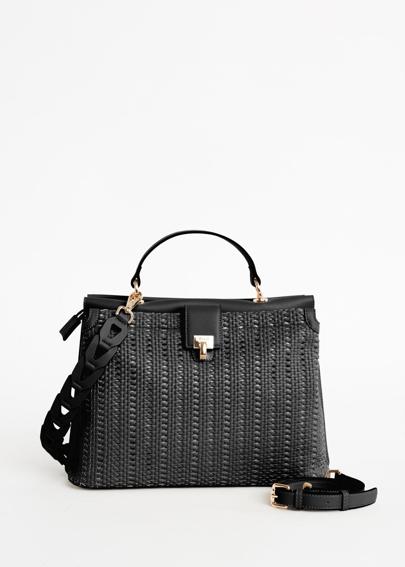 Sac à main entrelacé 
