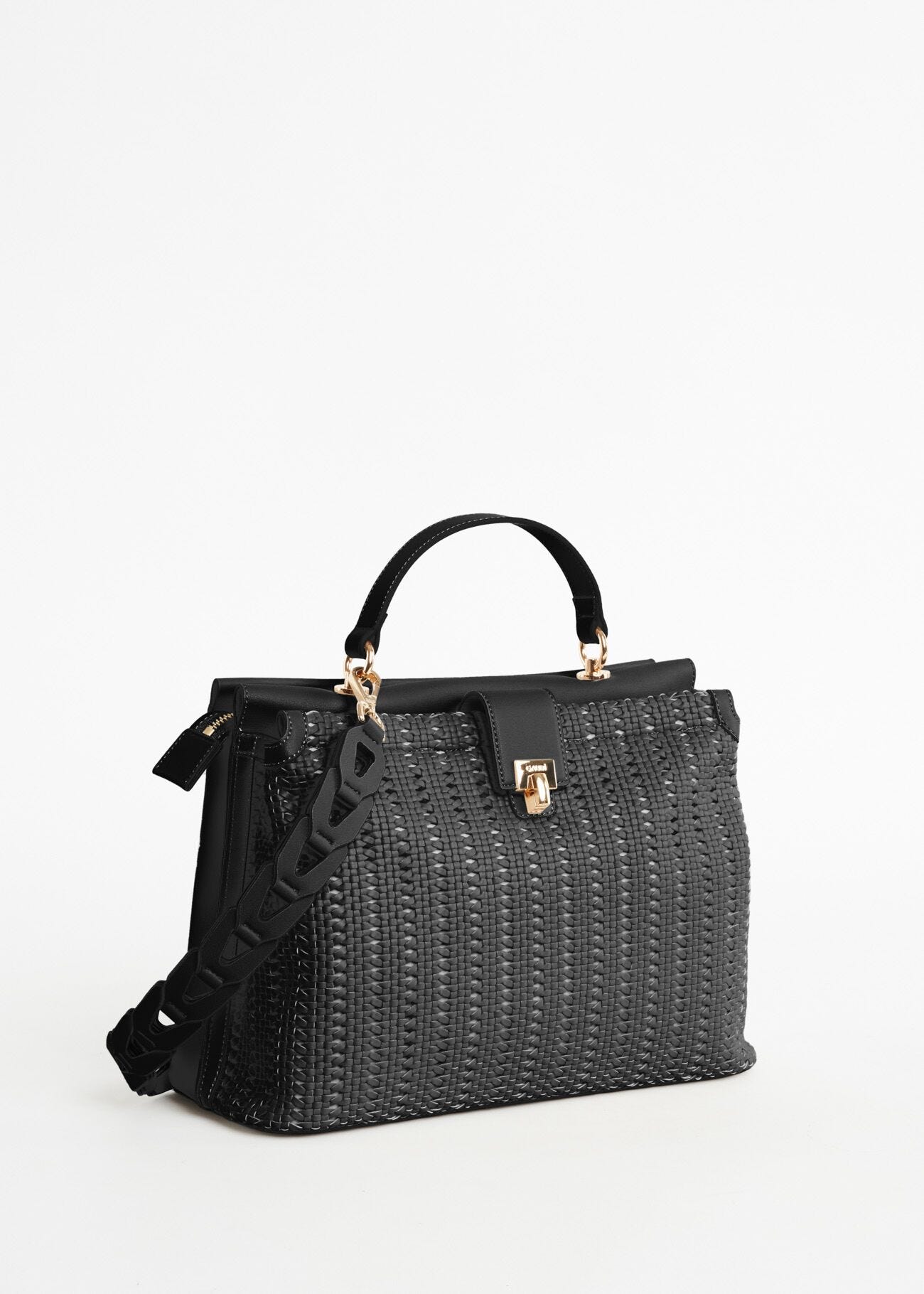 Sac à main entrelacé 