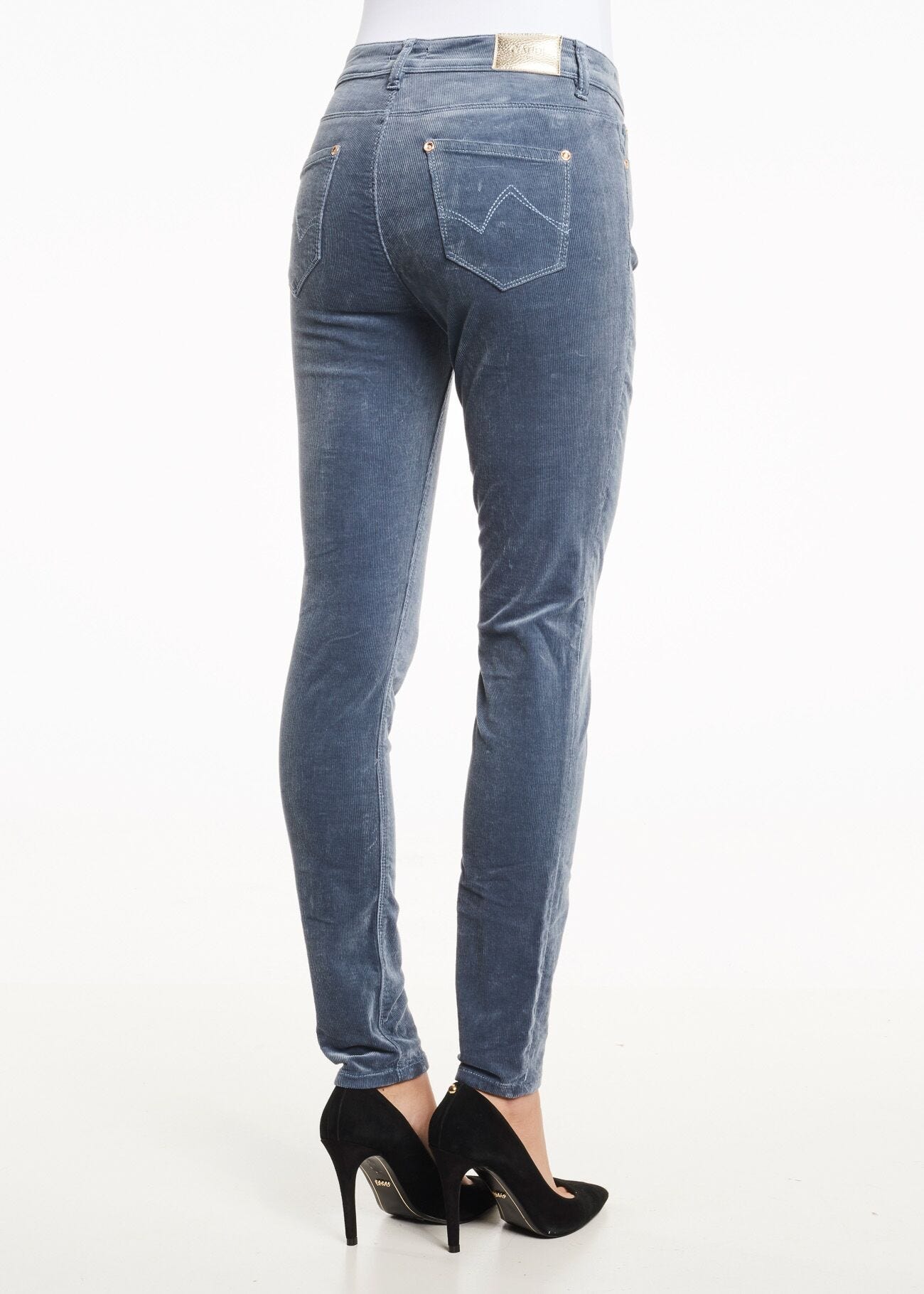 Skinny corduroy trousers