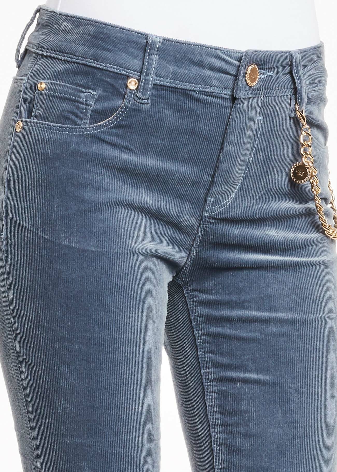 Skinny corduroy trousers