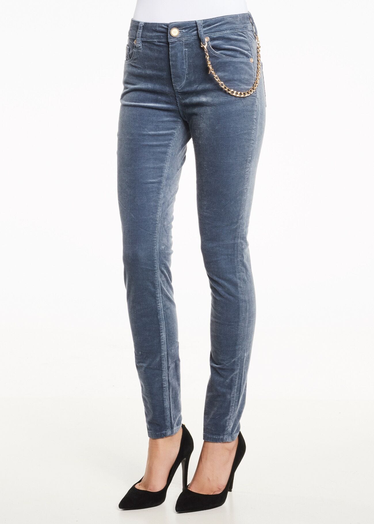 Skinny corduroy trousers