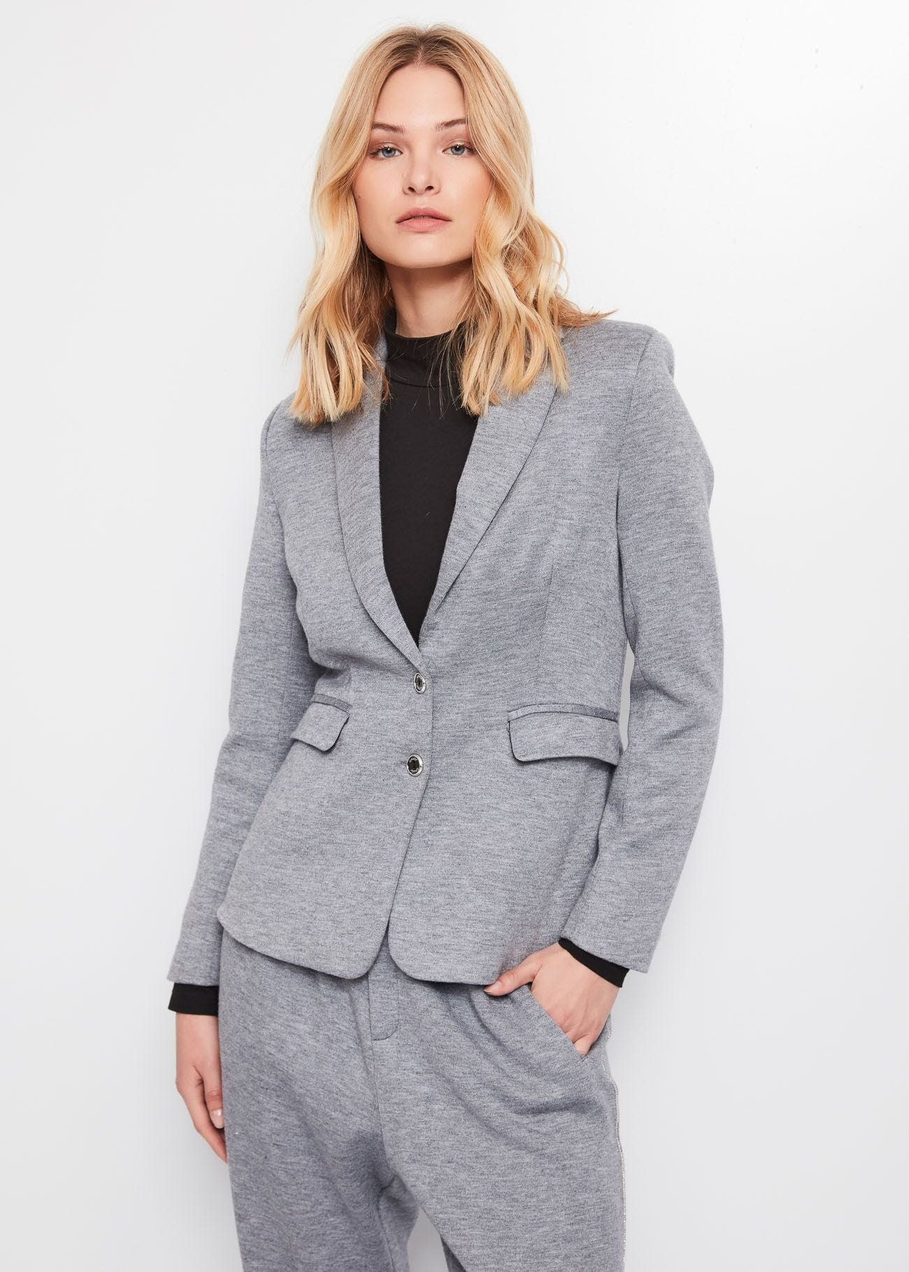 Jersey blazer womens clearance