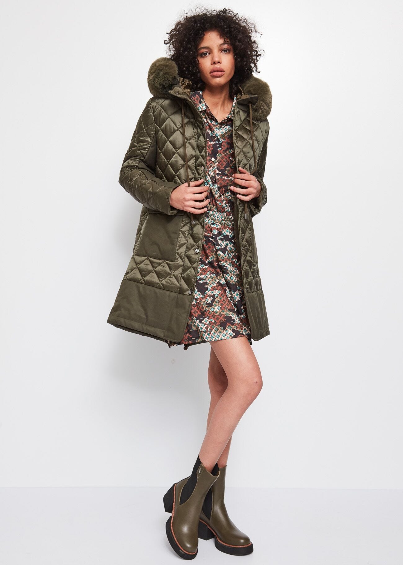 Padded parka