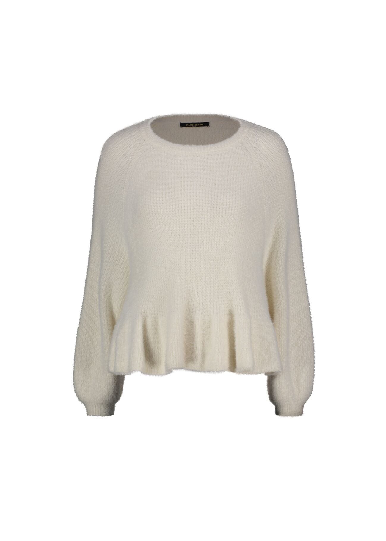 Short knitted yarn jumper