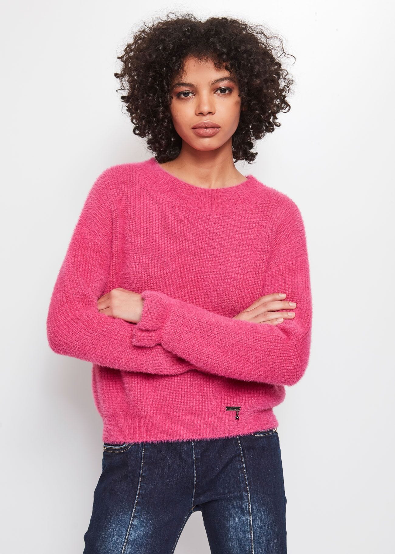 Soft-knitted jumper
