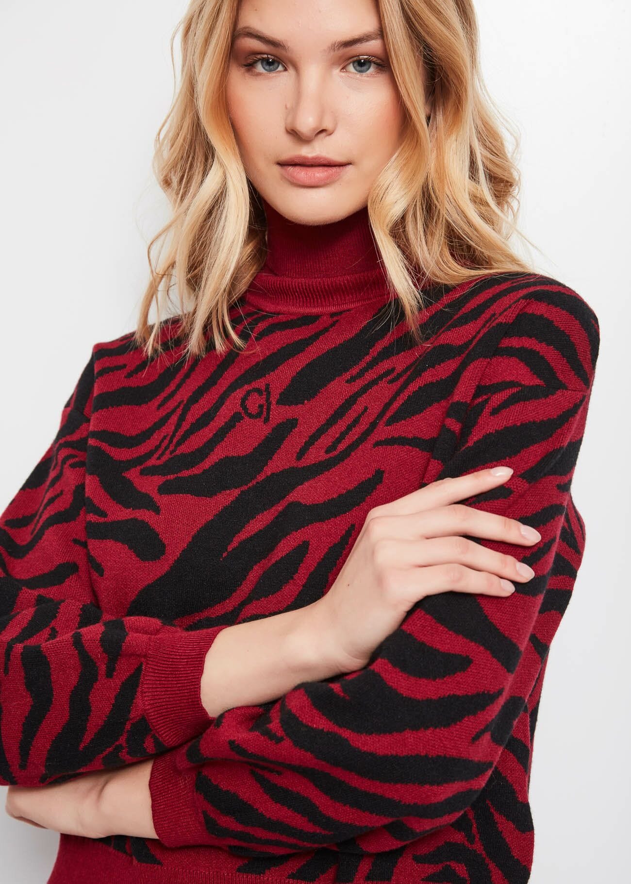 Jacquard animal jumper