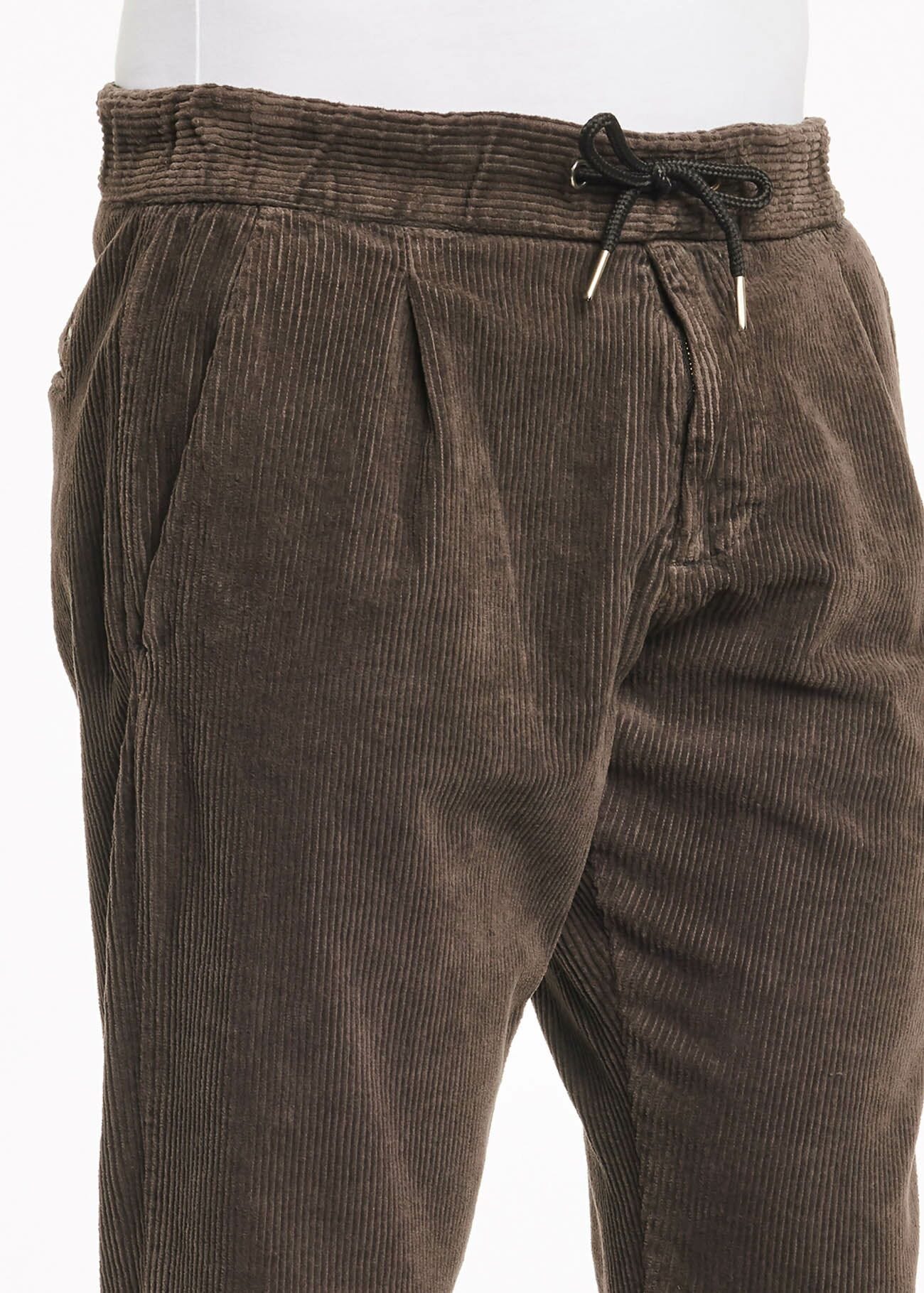 Chino trousers with drawstring