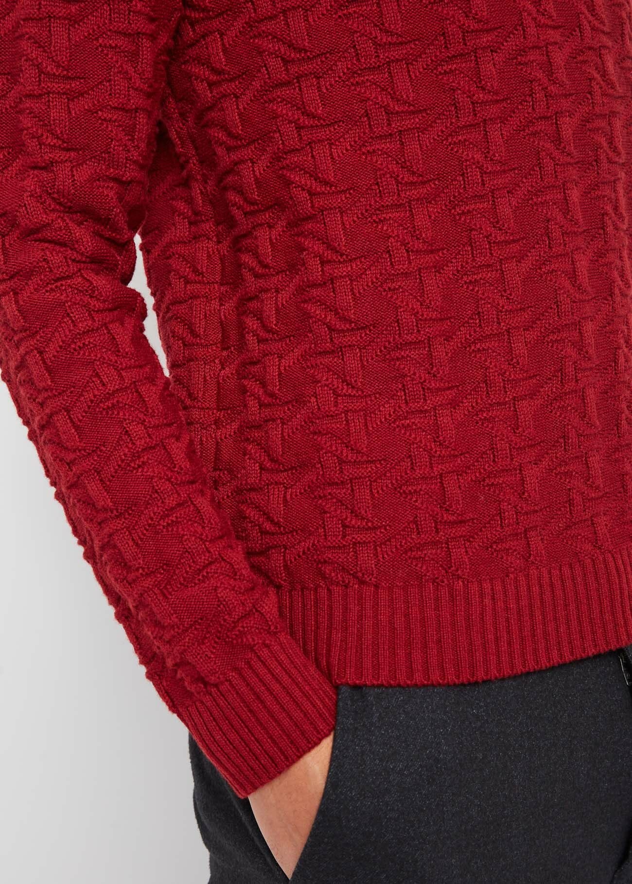 Maglione in filato di misto lana