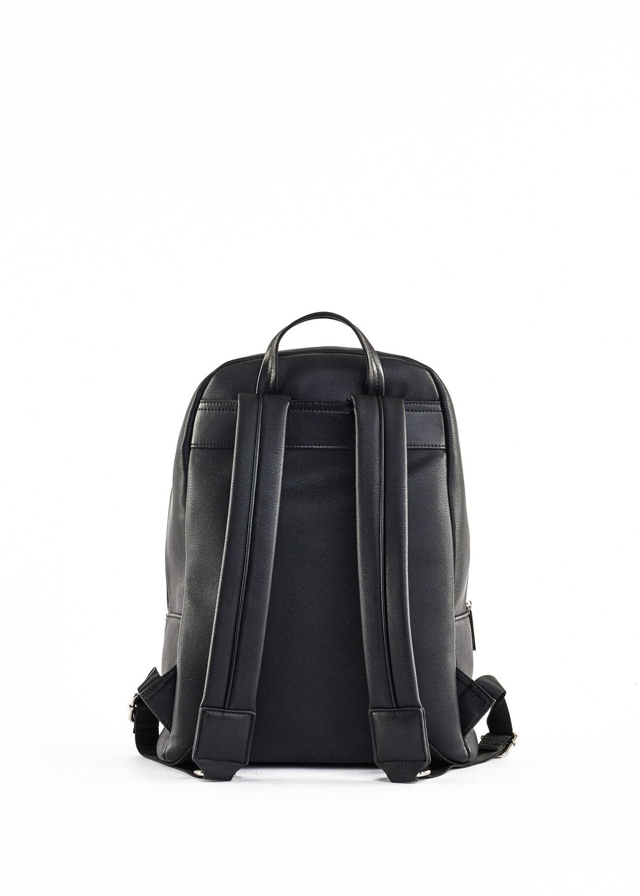 Faux leather backpack shop