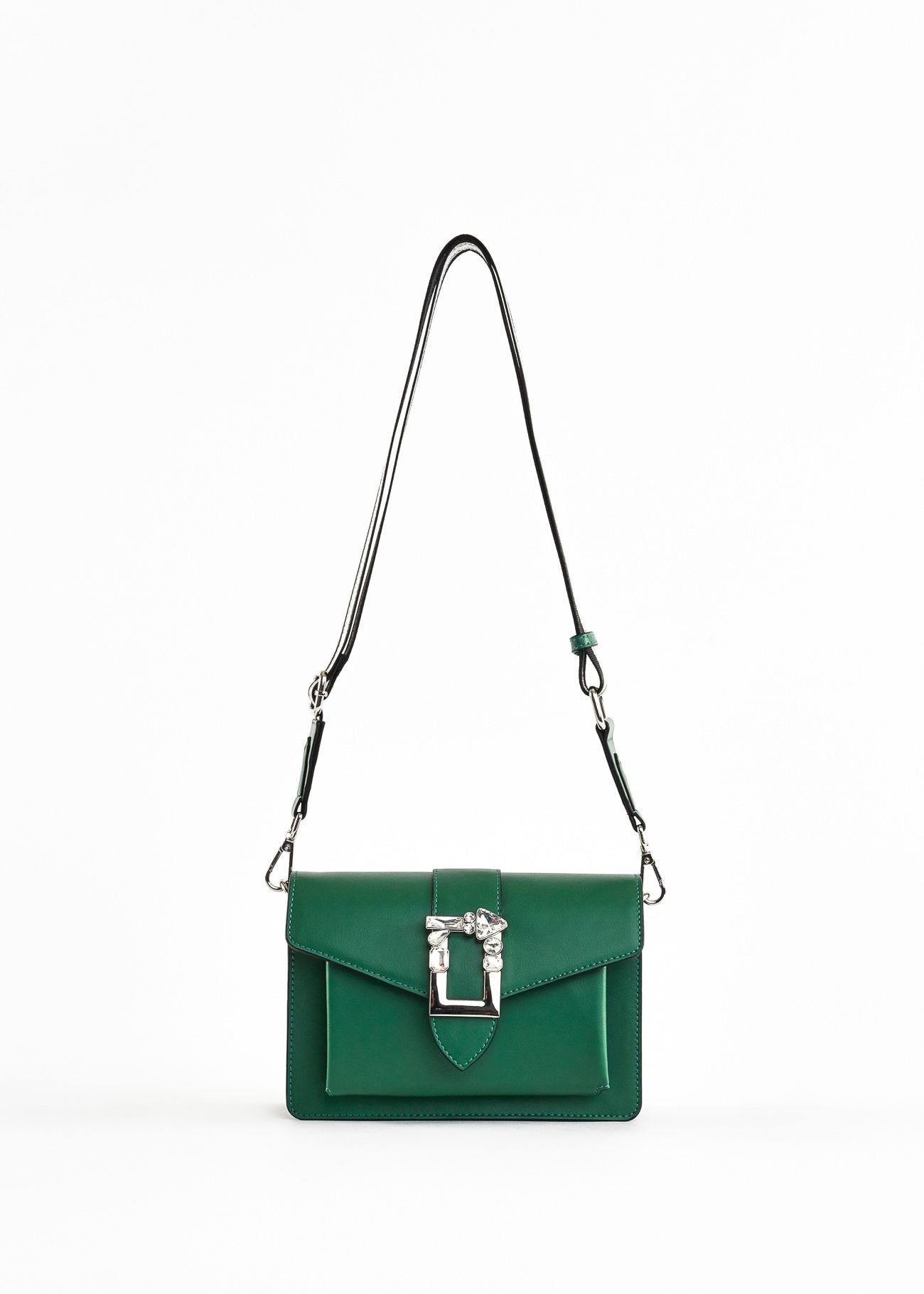 Bag with jewel clasp