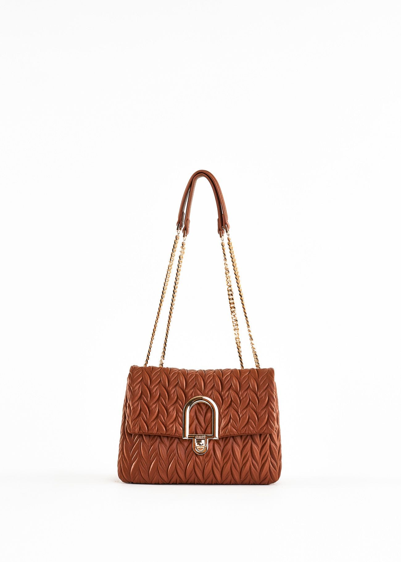 Bag with chain shoulder strap