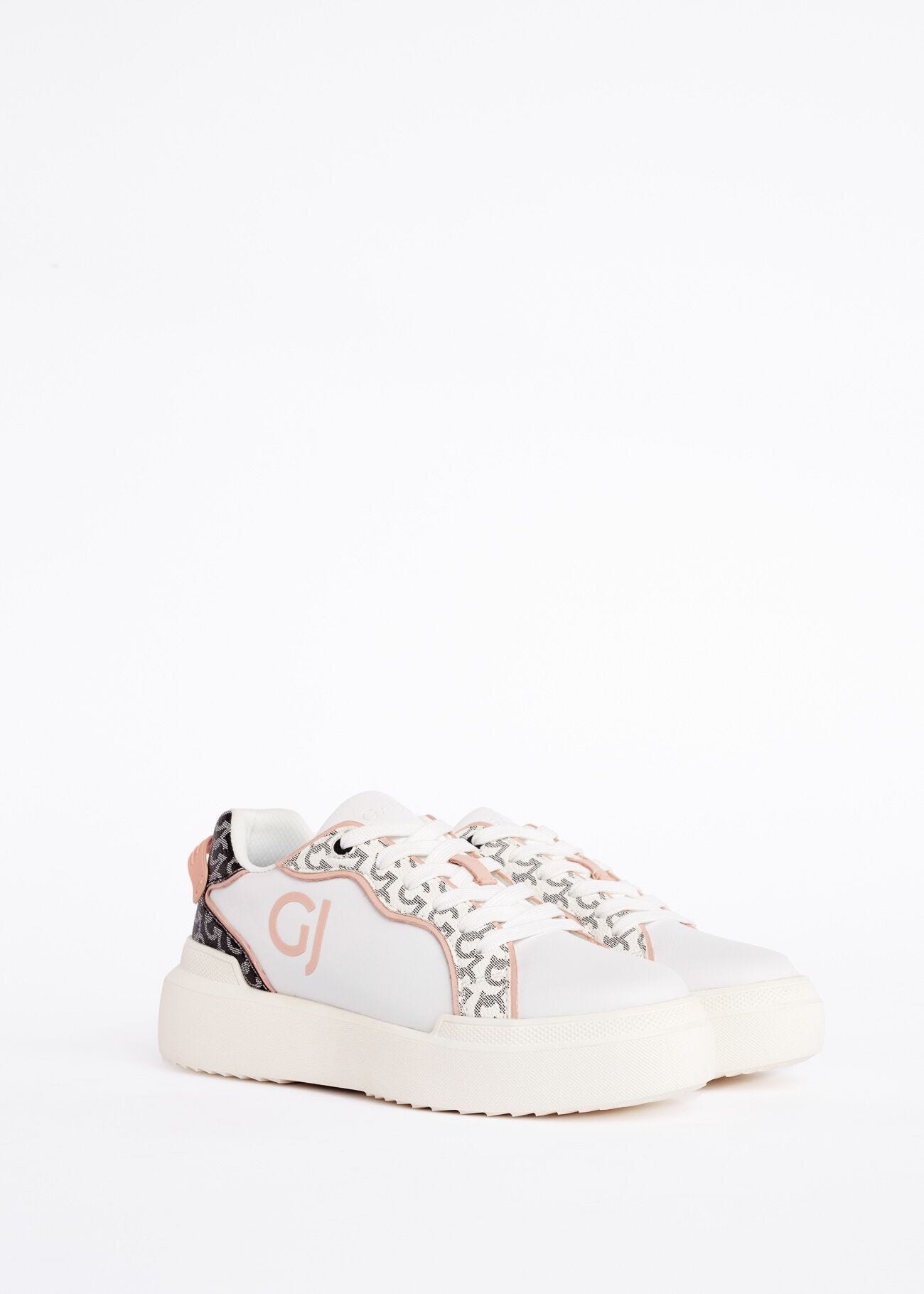 Sneaker da donna in pelle bianca