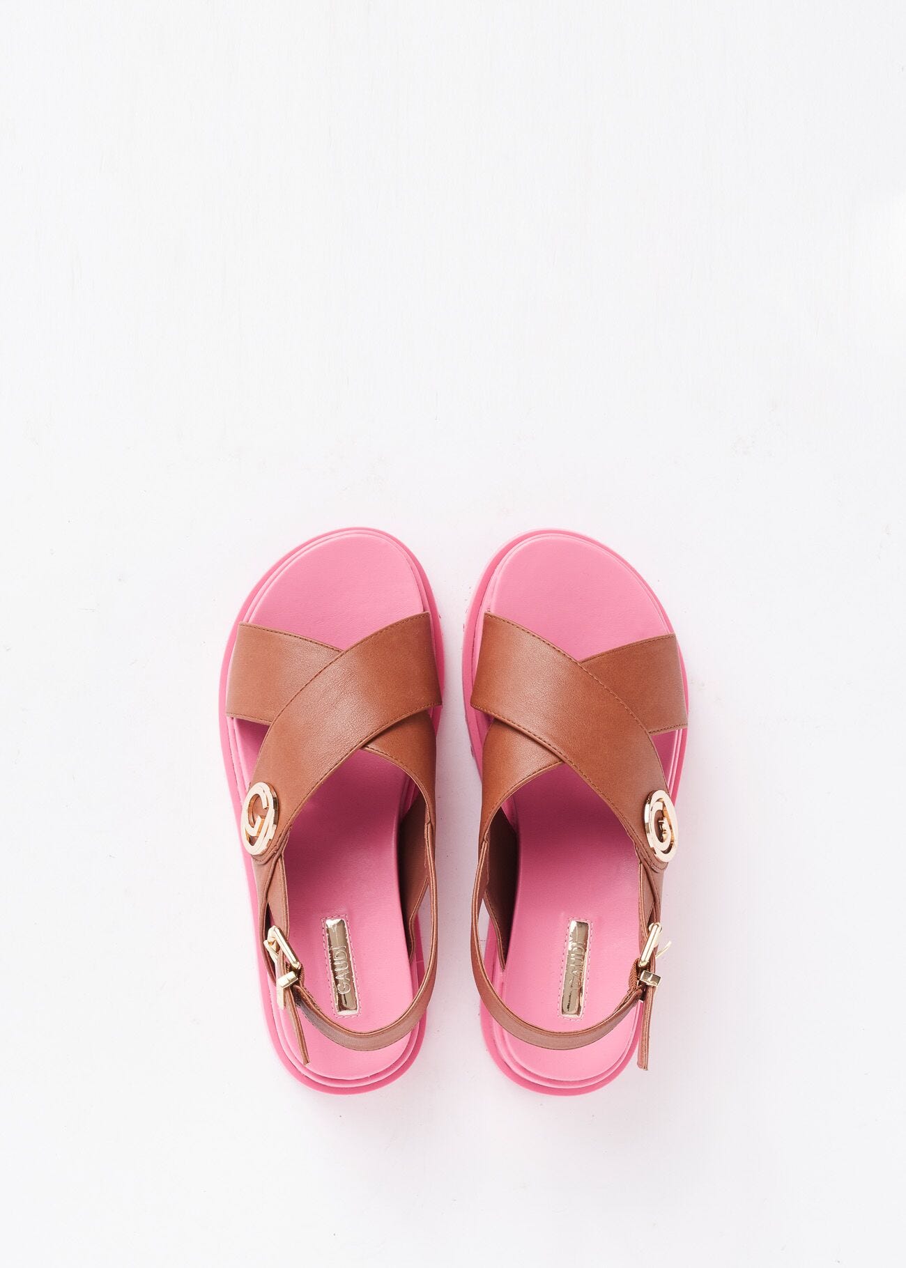 Sandali con discount fasce incrociate
