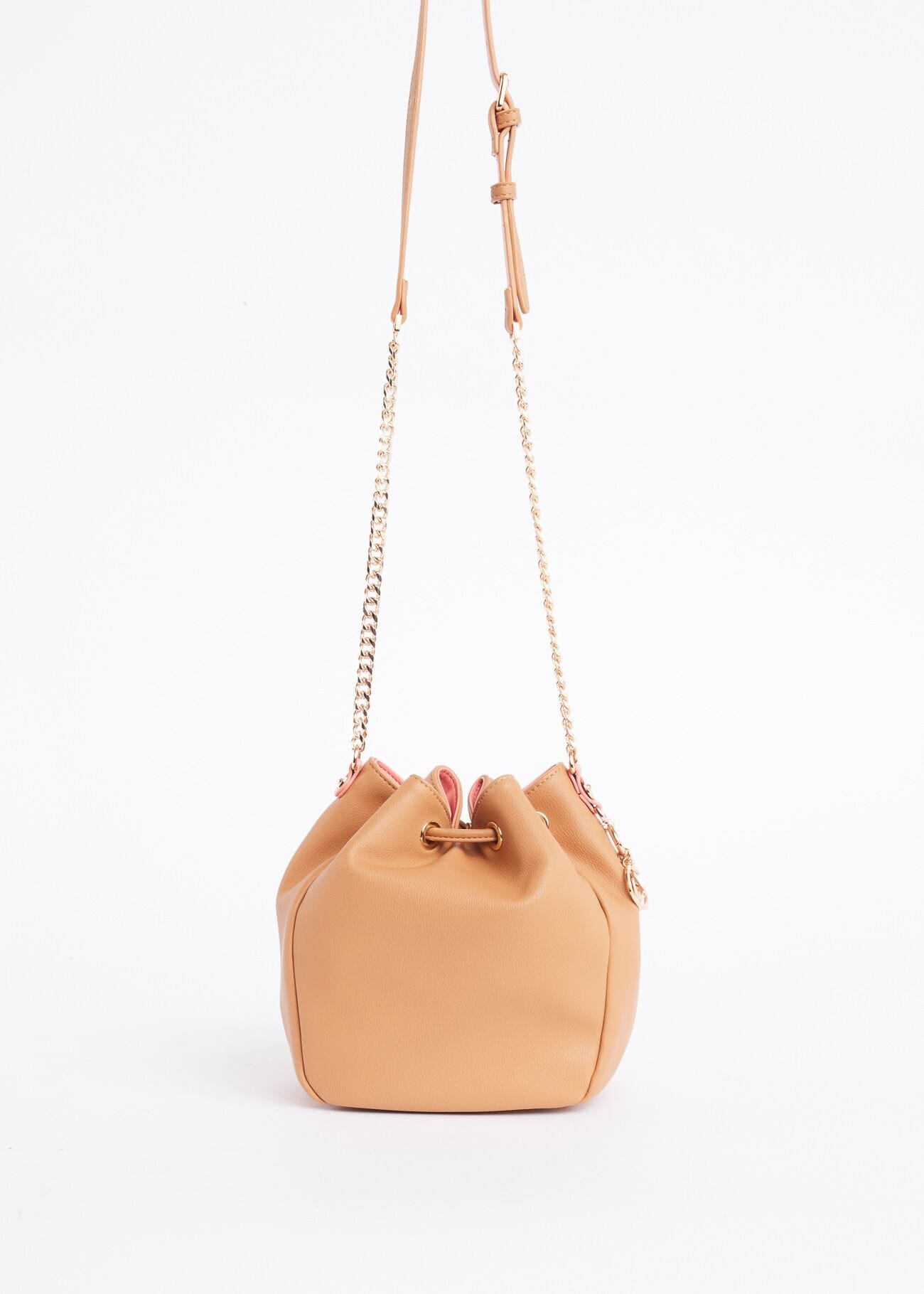 Bucket bag with charm